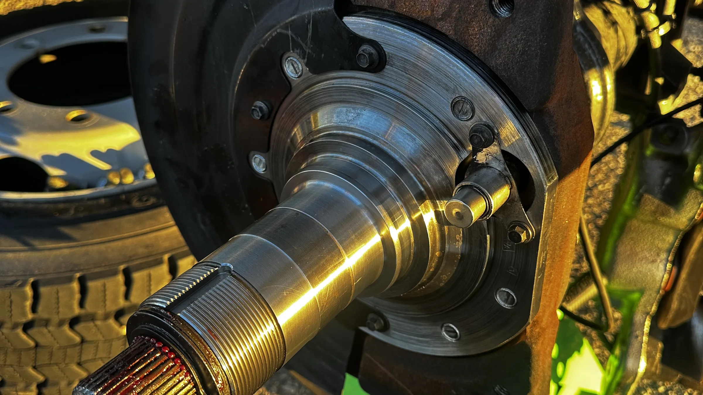 Drive-axle wheel-end during outdoor service