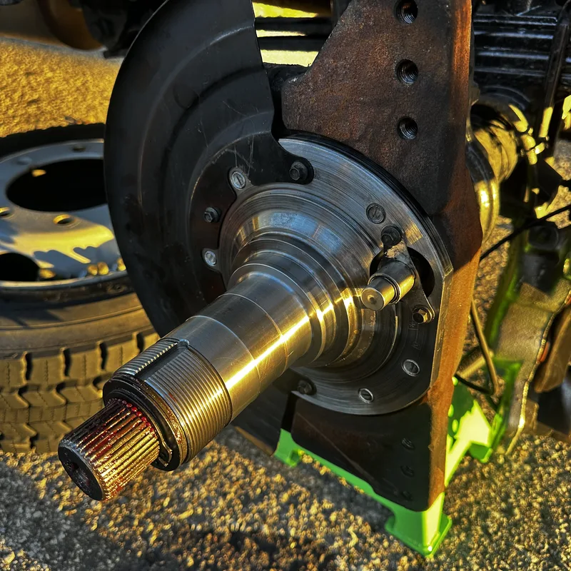 Drive-axle wheel-end during outdoor service